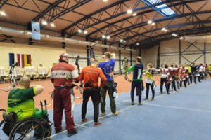 Lietuviai dominavo Baltijos šaudymo iš lanko čempionate Latvijoje, neįgalus lietuvis iškovojo sidabrą