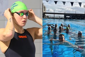 Čempionatą nukėlė, bet ilsėtis nėra kada: R. Meilutytė ir kiti Lietuvos plaukikai tęsia darbus Tenerifėje