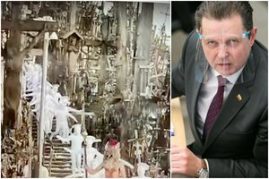 Seimo narys skelbia, kad nuogas aktorius ant Kryžių kalno šokiravo vaikus: savivaldybė atkerta, kad tai – melas