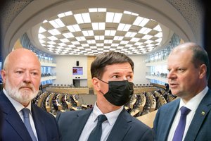Seime – pertrauka, o akis bado braškantys susitarimai, gėdingi pralaimėjimai ir besiruošiantys perbėgti