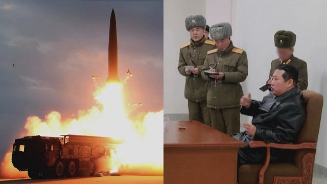 Šiaurės Korėja patvirtino išbandžiusi sparnuotųjų ir balistinių raketų: paviešino daugiau nuotraukų