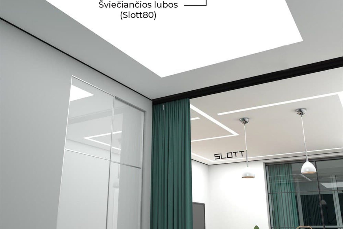 Vienas pagrindinių įtempiamų lubų privalumų: vidutinio dydžio kambaryje jas patyrę specialistai gali sumontuoti per 4-5 valandas, kiek ilgiau užtruktų, jei suprojektuotas sudėtingas apšvietimas.<br>Bendrovės „Brilliance ceiling“ nuotr.