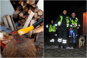 Kraupi žmogžudystė Prienų rajone: vieniša moteris mirtinai sudaužyta kirviu savo namuose