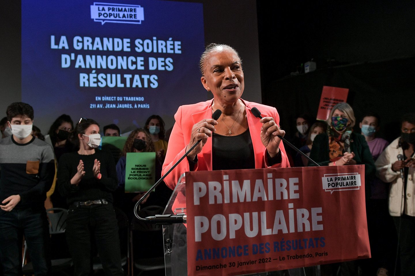 Buvusi Prancūzijos teisingumo ministrė Christiane Taubira.<br>SIPA/Scanpix nuotr.