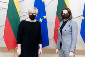 I. Šimonytė susitikime su S. Cichanouskaja dar kartą pareiškė Lietuvos paramą Baltarusijos pilietinei visuomenei