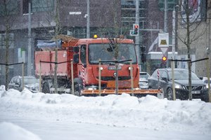 Antradienio rytą eismo sąlygos Lietuvoje sudėtingos