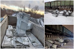 Iš Baltarusijos įvažiavusiuose traukiniuose pasieniečiai aptiko rūkalų už pustrečio milijono eurų