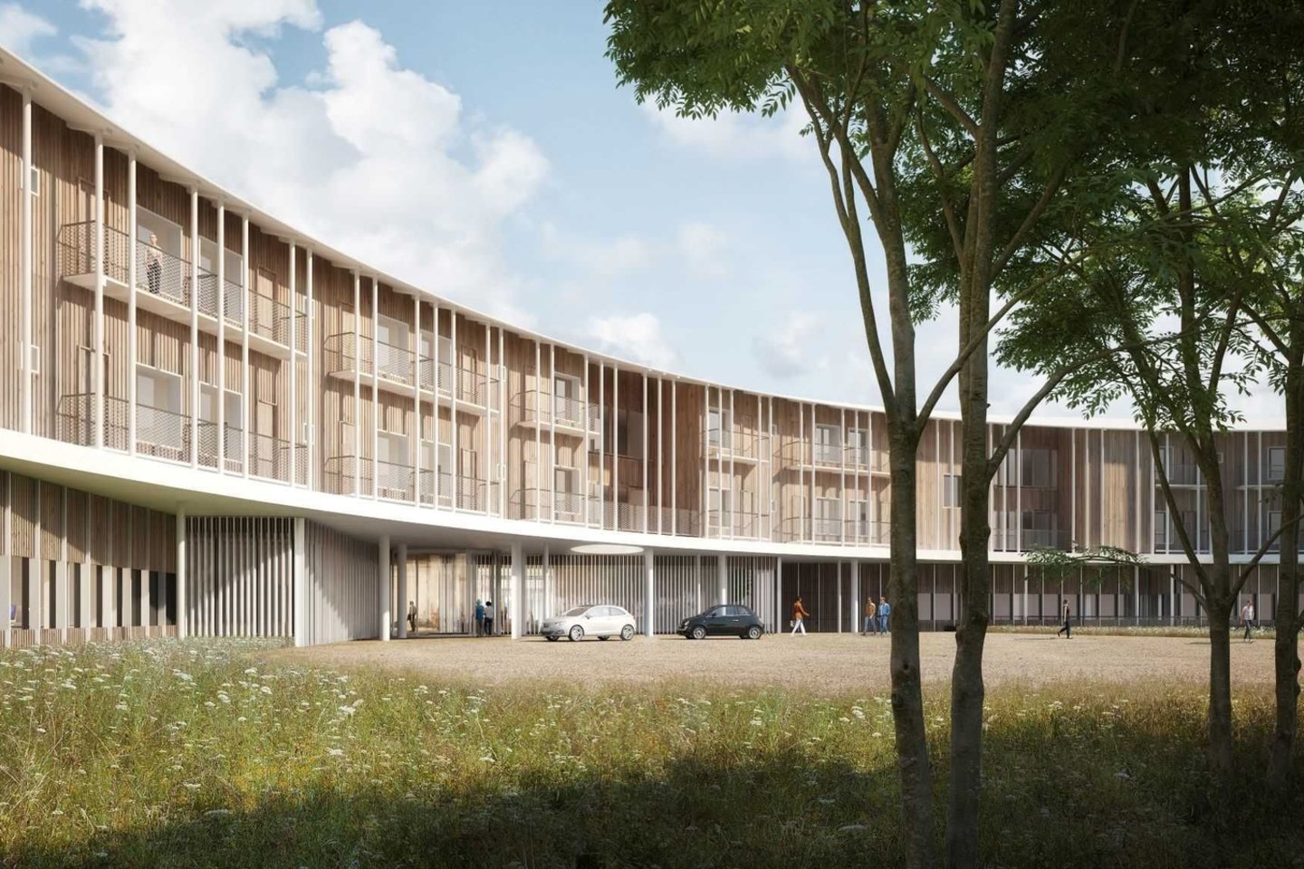 Garsios šveicarų architektų studijos „Herzog &amp; de Meuron“ kartu su danų architektais „Wilhelm Lauritzen Architects“ kuriama Šiaurės Zelandijos ligoninė.<br>Vizual.