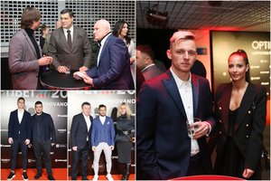 Lietuvos futbolo apdovanojimuose – garsūs šalies sporto veidai su savo antrosiomis pusėmis