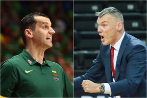 Š. Jasikevičius atsivėrė B. Matkevičiui: „Krepšinis suteikia gerą gyvenimą, todėl nesukčiaukite“