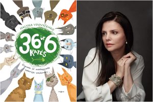 Aktorė D. Rinkevičienė – jau ukrainiečių literatūros vertėja: naujausias darbas – smagios istorijos apie kates