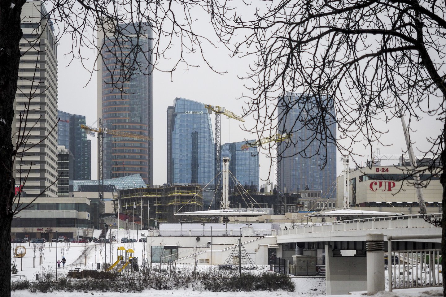 Vilnius,žiema,eismas,architektūra,NT,orai<br>V.Ščiavinsko nuotr.