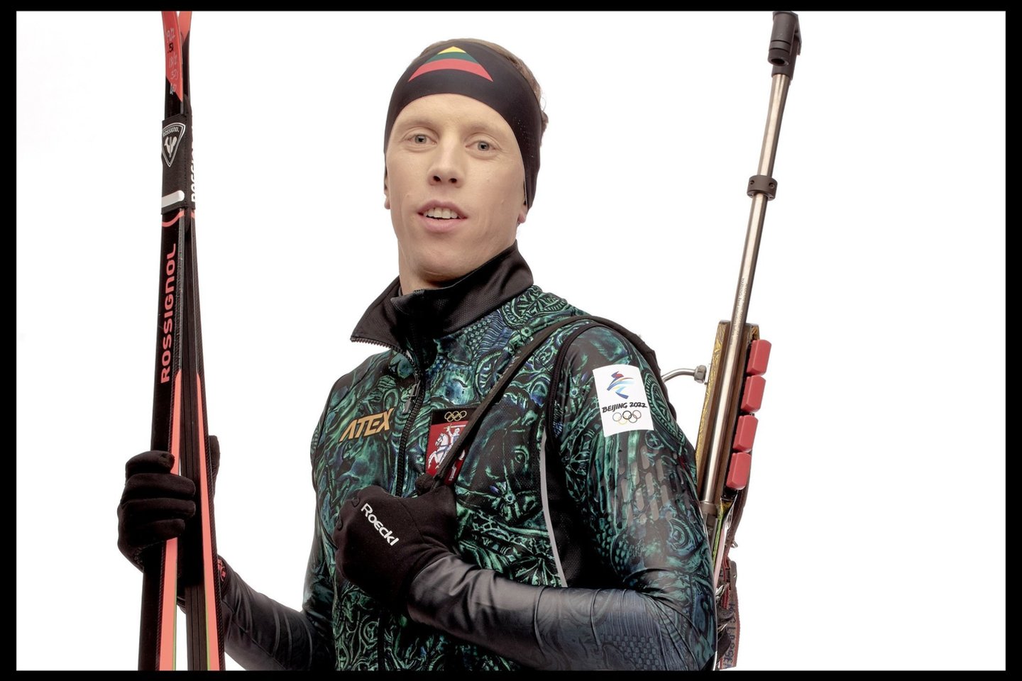 Atskleistas Lietuvos biatlonininkų įvaizdis Pekino žaidynėse<br>P.Gasiūno nuotr.