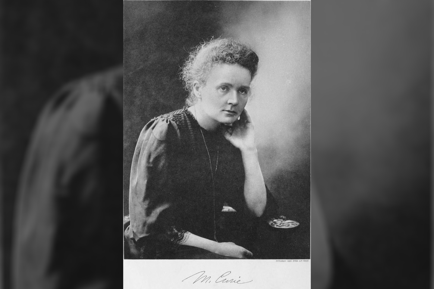  Maria Skłodowska Curie - pirmoji moteris, gavusi Nobelio premiją.<br> Wikimedia Commons.
