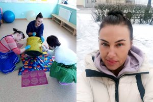 Rokiškietė daug ko išmoko iš neįgalių jaunuolių