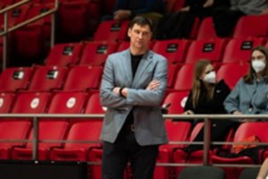 Pergalingą dušą gavęs A. Šležas: „Žaidėjai rodo norą, todėl belieka juos teisingai nukreipti