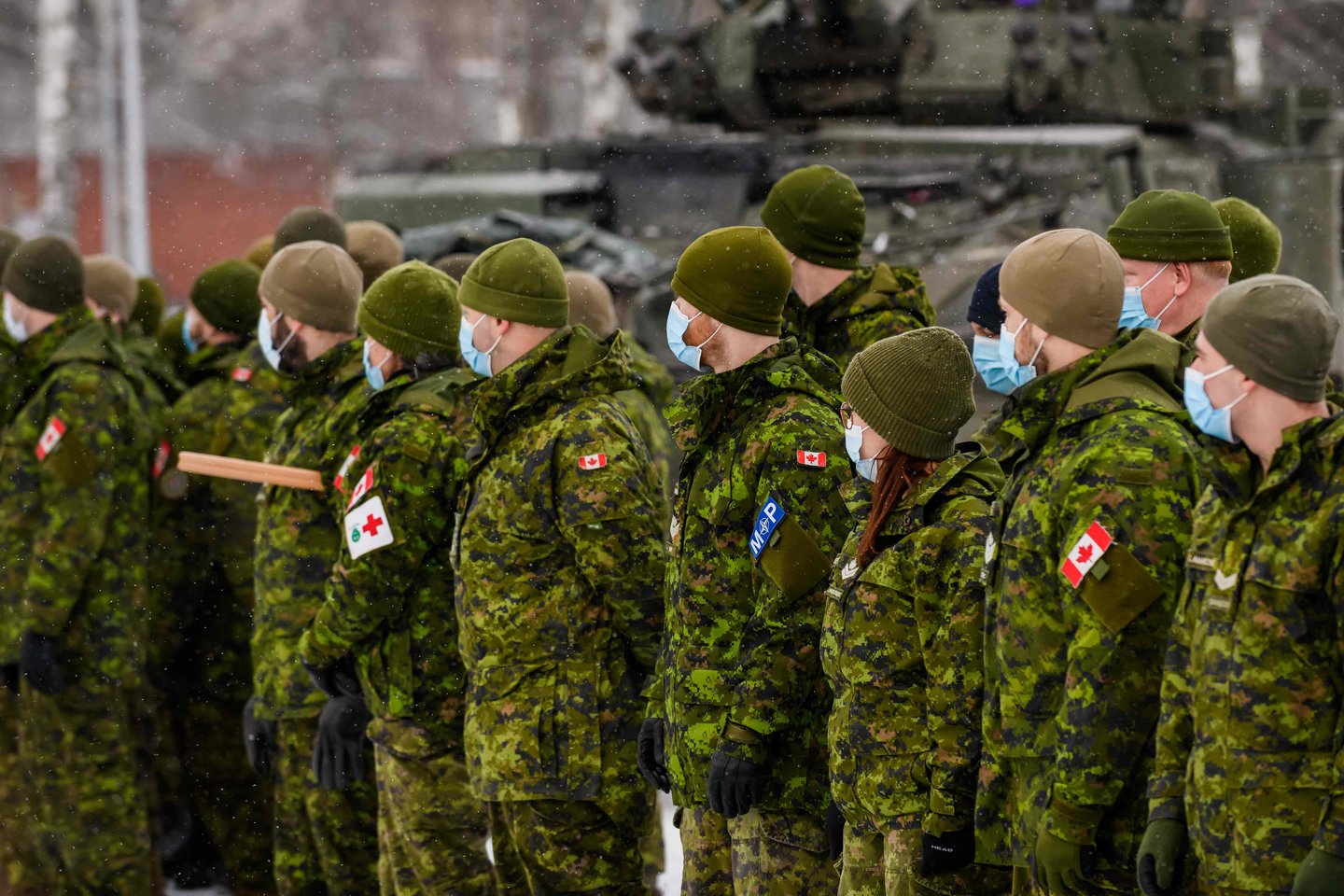  Kanada gali padidinti Baltijos jūros regione laikomą karinį kontingentą.<br> AFP/Scanpix nuotr.