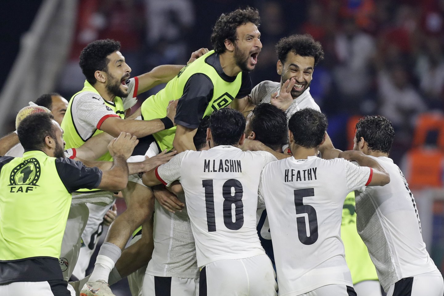 Egipto futbolo rinktinė žengė į Afrikos čempionato finalą.<br>AP/Scanpix nuotr.