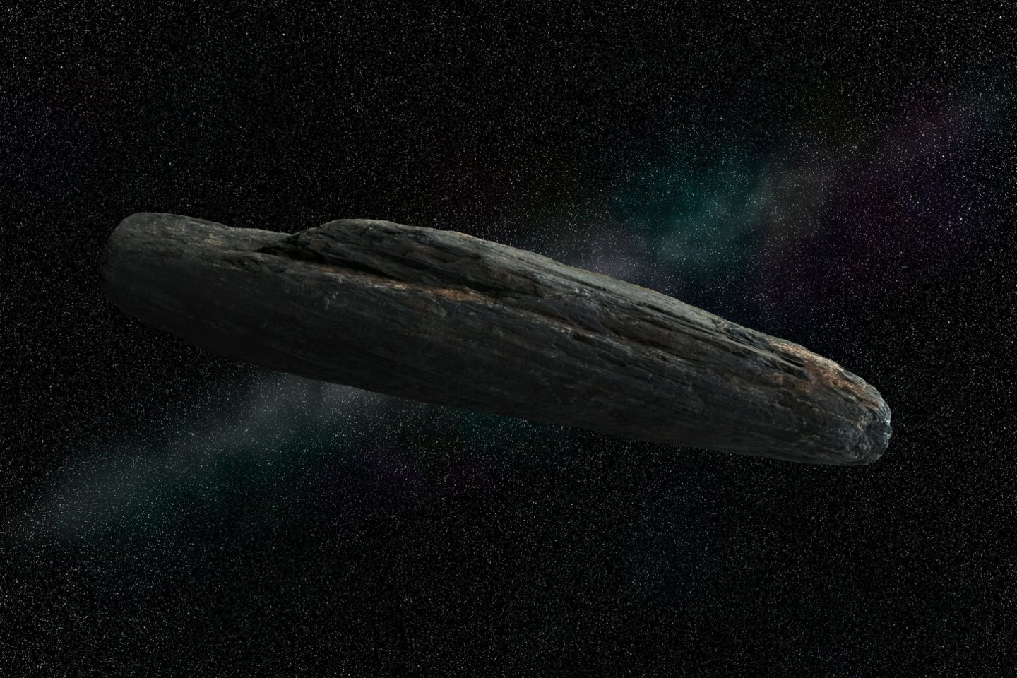 Harvardo astrofiziko Avi Loebo manymu, keistas dangaus kūnas Oumuamuma, atklydęs iš už mūsų Saulės sistemos ribų, galėjo būti nebeveikiančiu zondu.<br>123rf iliustr.