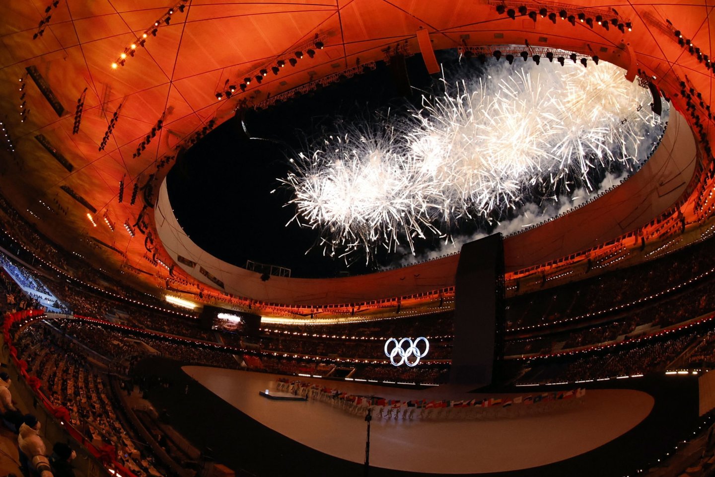    Pekino žaidynių atidarymas.<br> Reuters/Scanpix nuotr.