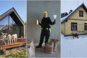 Panevėžiečių šeima surizikavo: neturėjo pakankamai pinigų, bet pirko sodybą ir patys ją verčia jaukiais namais