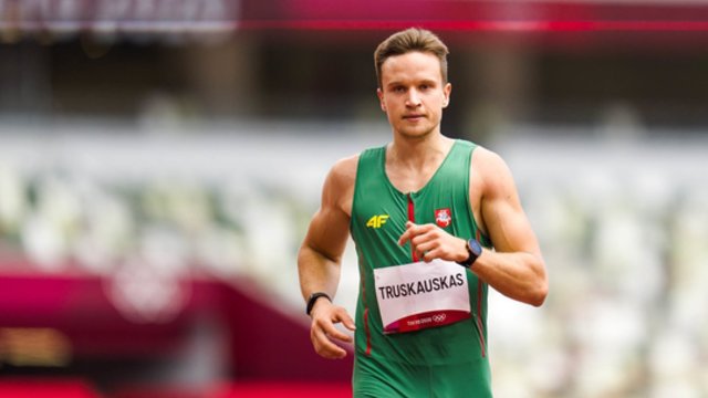 Sprinteris G. Truskauskas triumfavo 200 metrų bėgime: pagerino Lietuvos rekordą