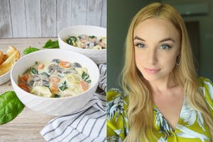 Soti koldūnų sriuba su daržovėmis ir pievagrybiais pagal Liucijos receptą