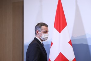 Šveicarijos prezidentas ragina gerinti santykius su ES „ramiai ir kūrybingai“