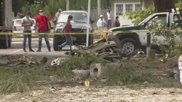 Viename Kolumbijos automobilių sprogo bomba: policija dėl įvykio kaltina šalies disidentus