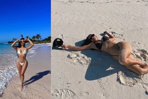 Kim Kardashian pasidalijo erotiškais kadrais iš atostogų: sulaukė gerbėjų dėmesio