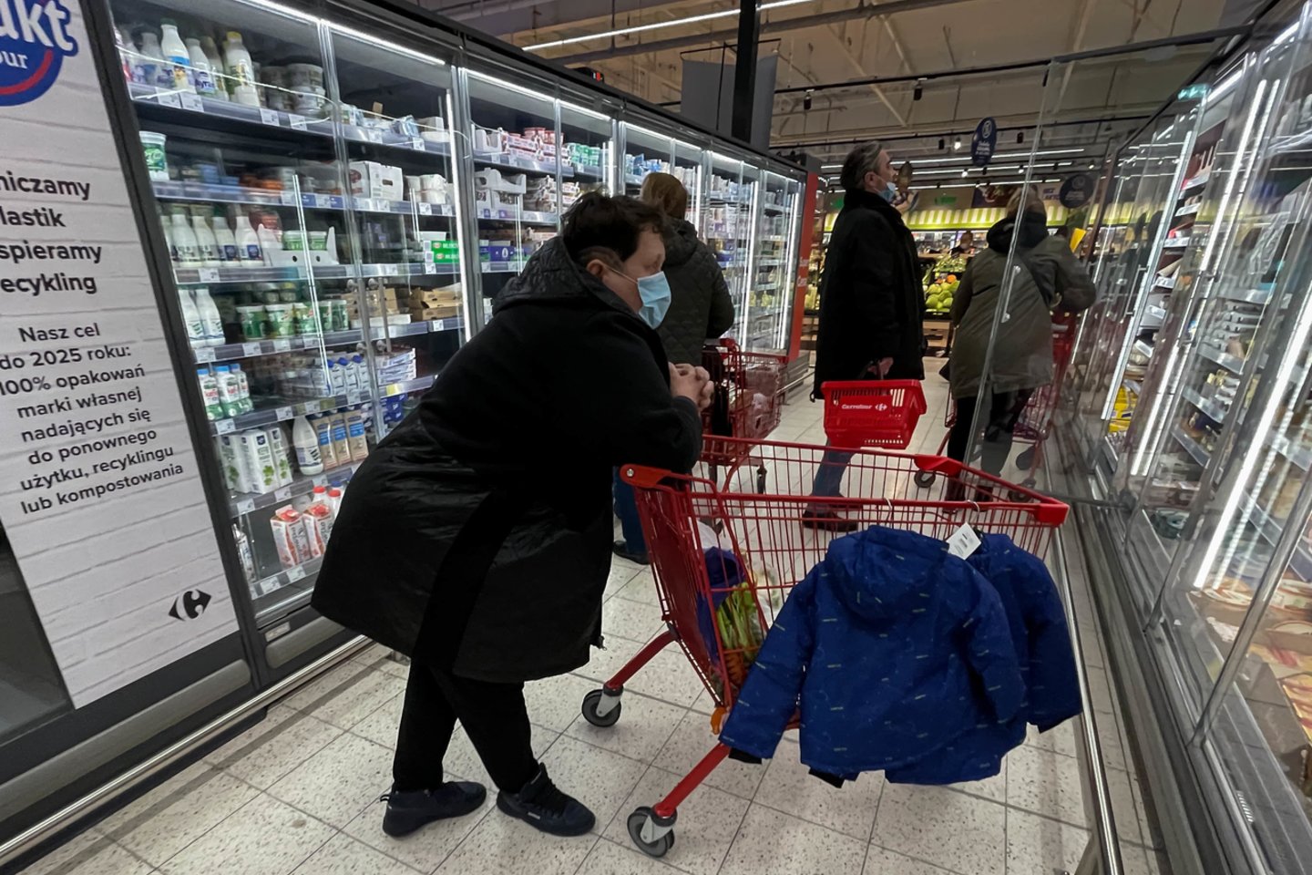 Nuo vasario 1-osios Lenkijos vyriausybė pusmečiui panaikino PVM maisto produktams.<br>G.Bitvinsko nuotr.