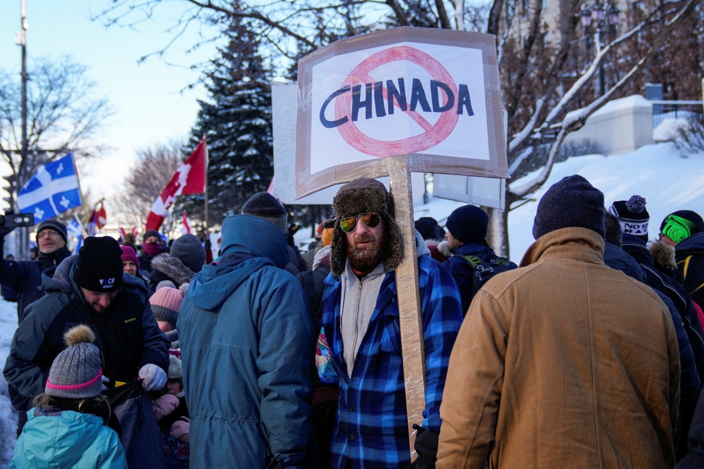 Protestas Kanadoje.<br>Reuters/Scanpix nuotr.