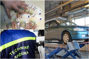 Po automobilių techninės apžiūros širma klestėjo nešvarios schemos: patrulis jautėsi kaip žuvis vandenyje