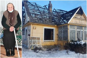 Vyrą ir du sūnus palaidojusią 87-erių Janiną užklupus dar vienai bėdai žmonės puolė į pagalbą