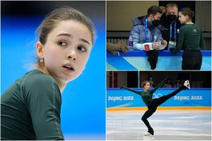 Rusų žvaigždę K. Valijevą įpynusiame dopingo skandale – proveržis: 15-metė išvengė sankcijų, bet svarbiausio atsakymo nėra