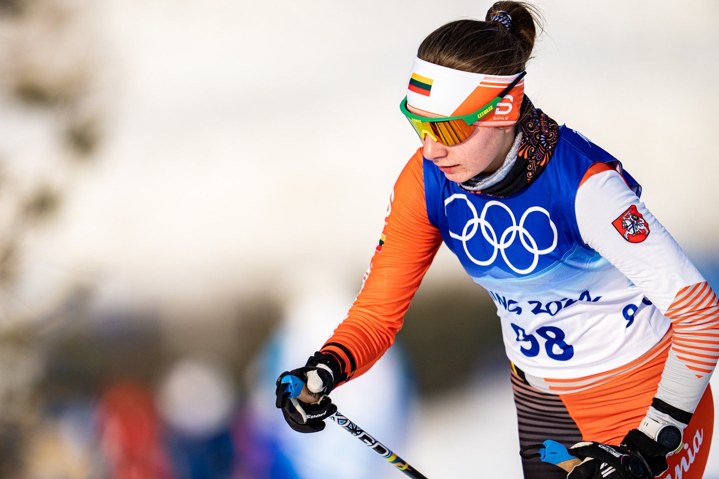 Eglė Savickaitė ir Ieva Dainytė nesužibėjo slidinėjimo varžybose.<br>V.Dranginio/LTOK nuotr.