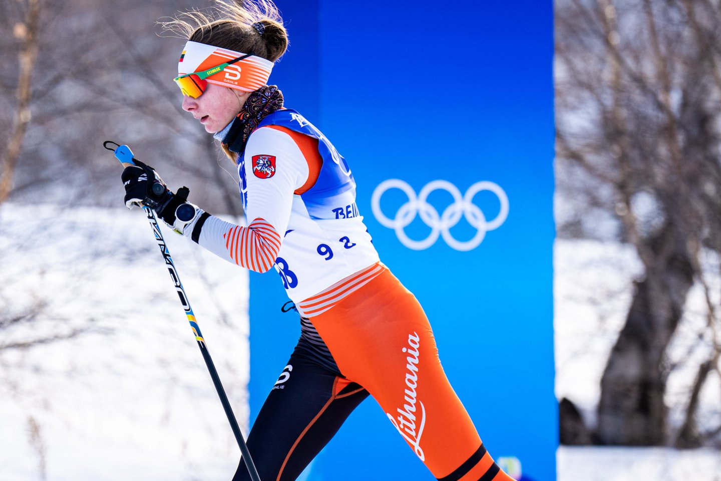 Eglė Savickaitė ir Ieva Dainytė nesužibėjo slidinėjimo varžybose.<br>V.Dranginio/LTOK nuotr.