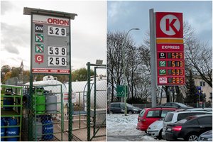 Degalinių savininkai su siaubu stebi, kaip vilkikai nestabtelėję pralekia Lietuvą – dar savaitė kita, ir jie bus priversti kelti kainas