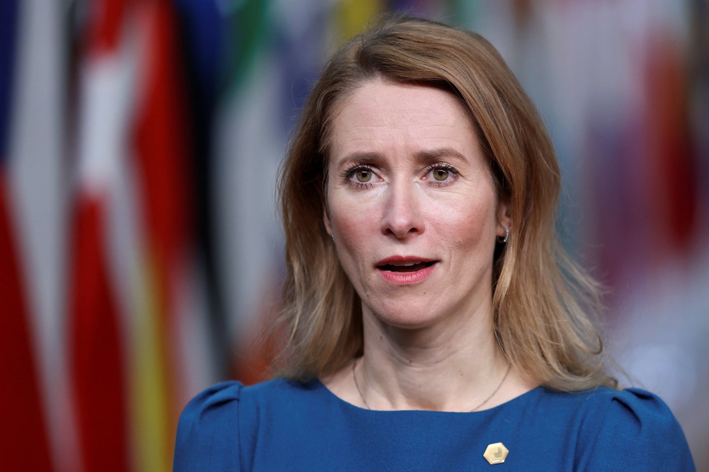 Estijos ministrė pirmininkė Kaja Kallas.