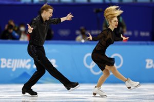 D. Kizalos ir P. Ramanauskaitės debiutas ant olimpinio ledo: gerino asmeninį rekordą, tačiau iki artimiausių konkurentų vis tiek buvo toloka