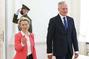 G. Nausėda su EK pirmininke aptarė saugumo padėtį Europoje