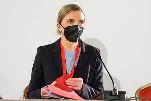 A. Bilotaitė: ministerija rengiasi galimiems ukrainiečių, bėgančių nuo karo veiksmų, srautams