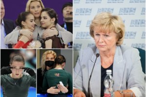 Skandalą su Rusijos šokėja iš arti Pekine stebinti L. Vanagienė: „Mergaitę tuo šėrė aiškiai ne trenerė“