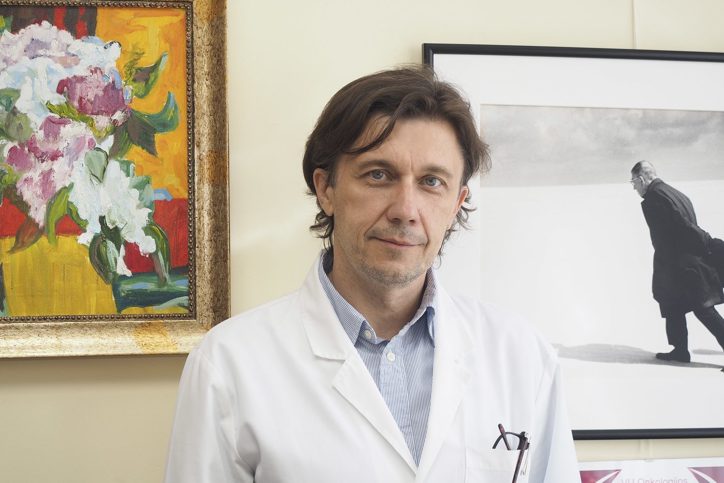 gydytojas onkologas chemoterapeutas doc. dr. Vincas Urbonas.<br>NVI nuotr.