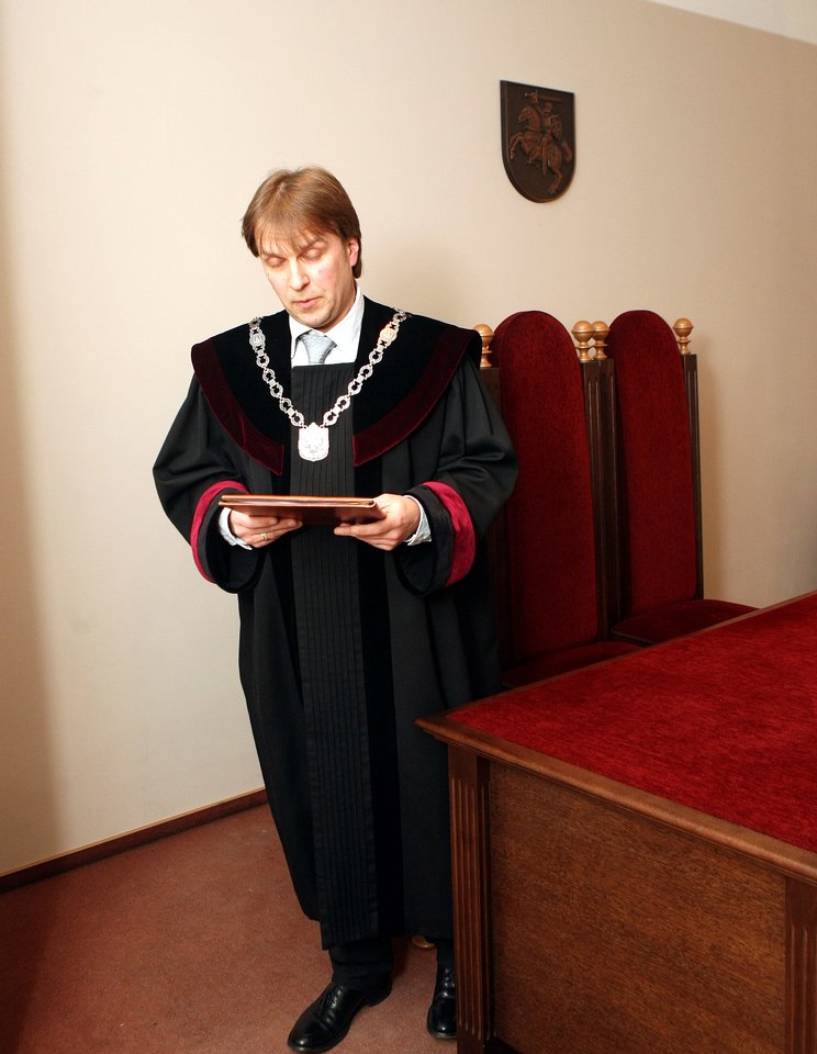 D.Rinkevičiaus priimta nutartis elektroninėje teismų sistemoje buvo dingusi.<br>R.Danisevičiaus nuotr.
