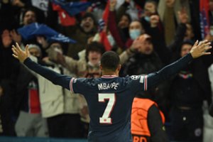 K. Mbappe įvartis paskutinę rungtynių minutę atvedė PSG ekipą į pergalę 