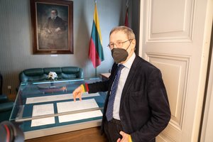 Nepriklausomybės atkūrimo aktą Kaune pasitiko jo atradėjas Liudas Mažylis