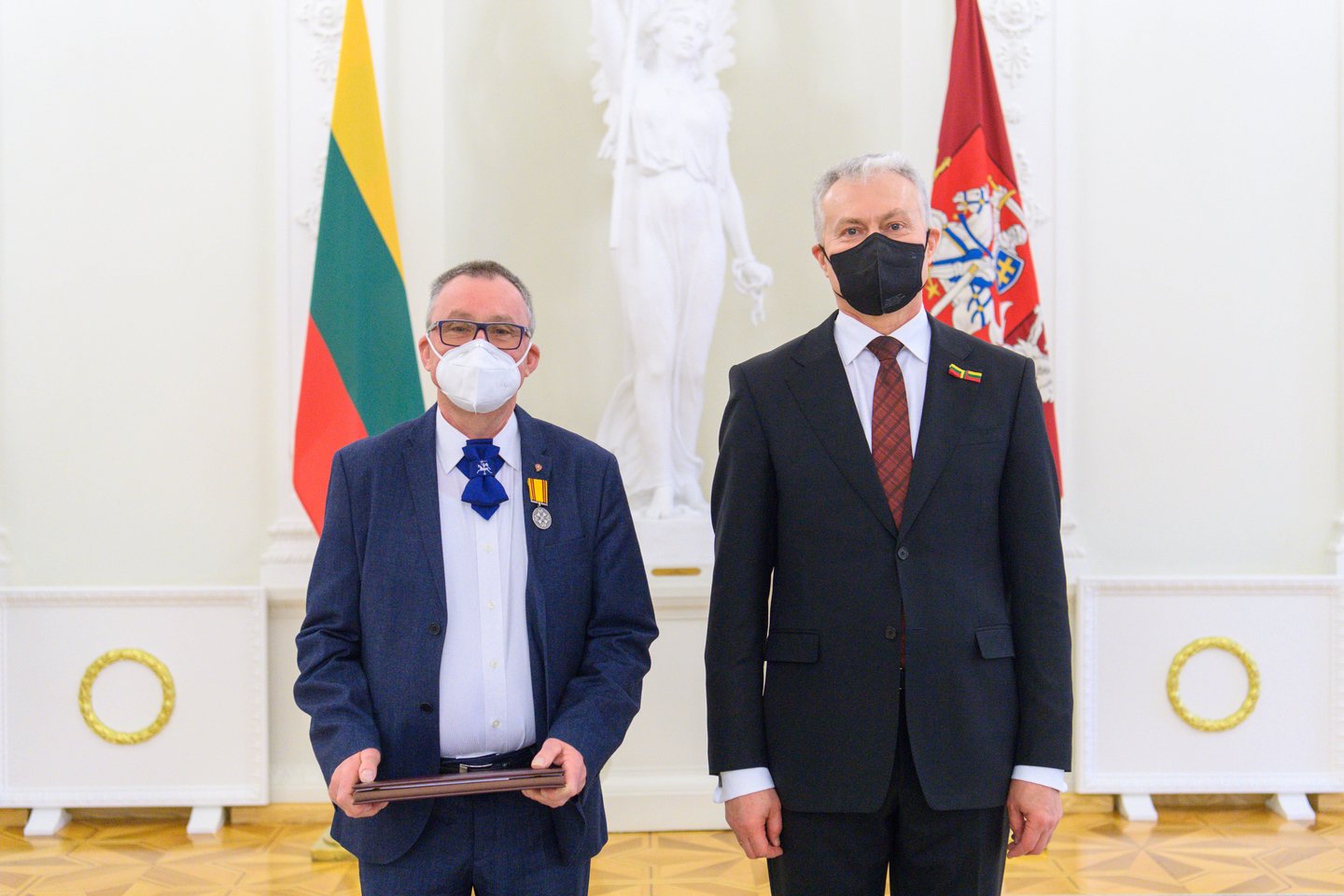  Apdovanojimų teikimo ceremonija.<br> Lietuvos Respublikos Prezidento kanceliarijos (R.Dačkaus) nuotr.