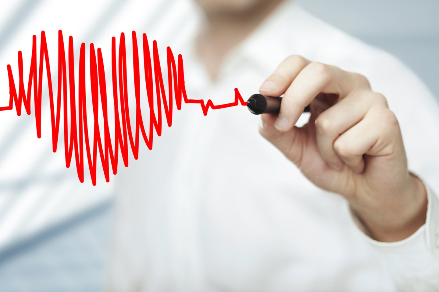 Mokslininkai išsiaiškino, kad vyrų, kurių širdis ramybės būsenoje plaka dažniau, mirtingumas yra padidėjęs.<br> 123rf iliustr.