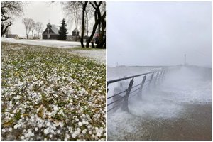 Dalyje Lietuvos – kruša ir žaibai: tikrąją audrą sinoptikai žada šeštadienį